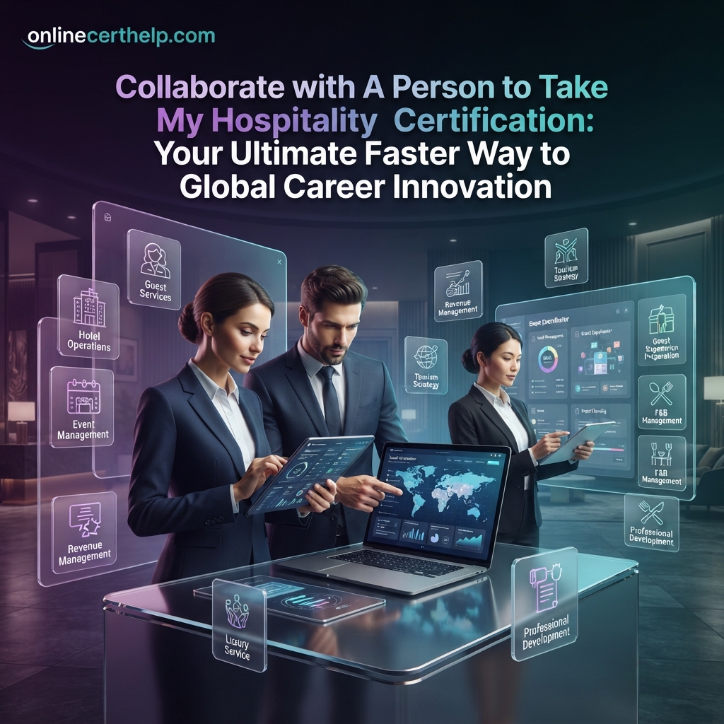Collaborate with A Person to Take My Hospitality Certification: Your Ultimate Faster Way to Global Career Innovation