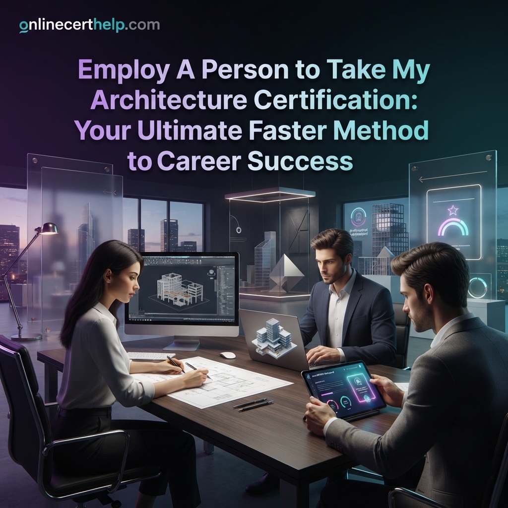 Employ A Person to Take My Architecture Certification: Your Ultimate Faster Method to Career Success