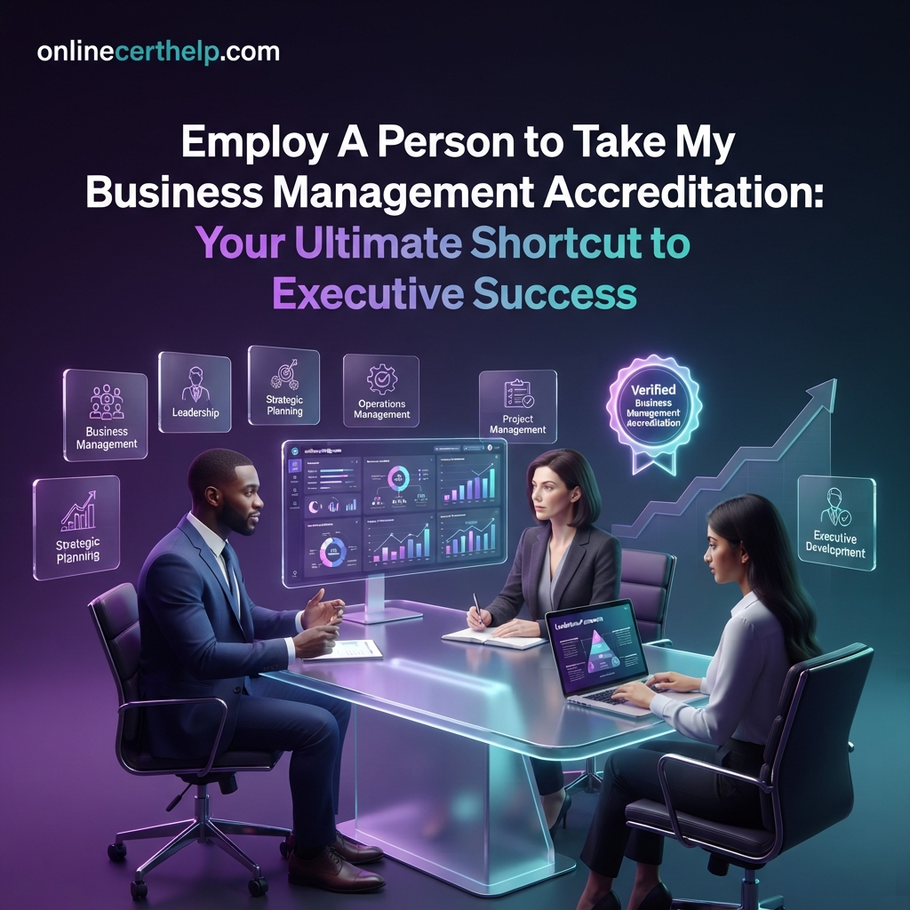 Employ A Person to Take My Business Management Accreditation: Your Ultimate Shortcut to Executive Success