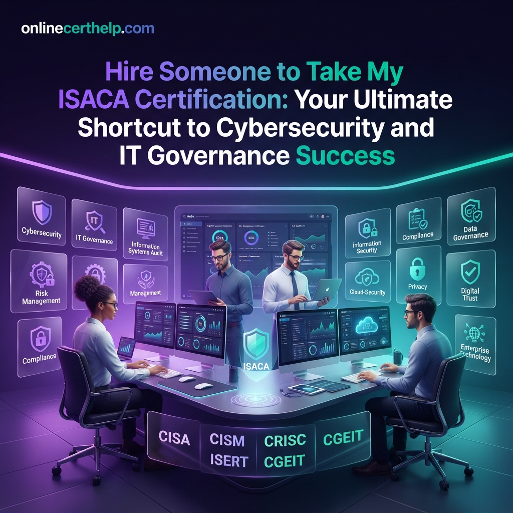 Hire Someone to Take My ISACA Certification: Your Ultimate Shortcut to Cybersecurity and IT Governance Success