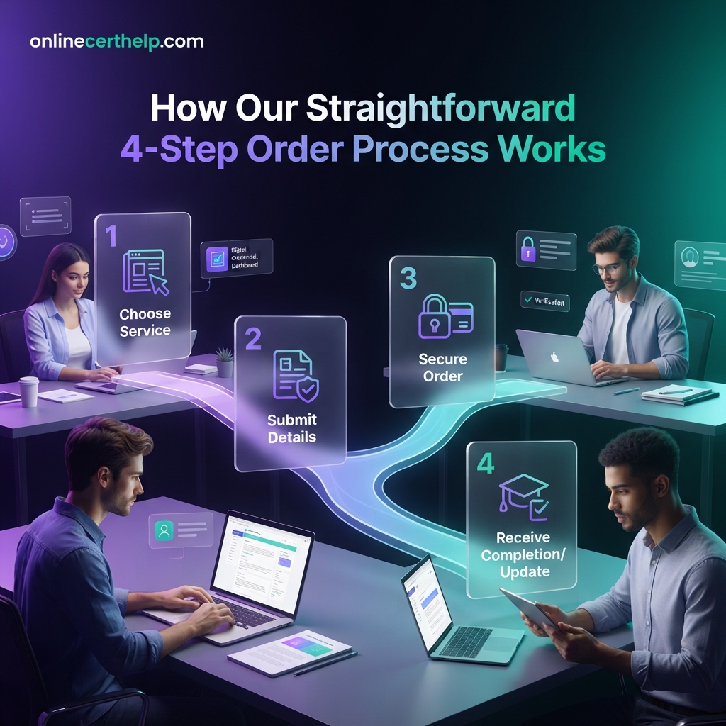 How Our Straightforward 4-Step Order Process Works