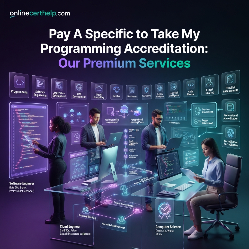 Pay A specific to Take My Programming Accreditation: Our Premium Services