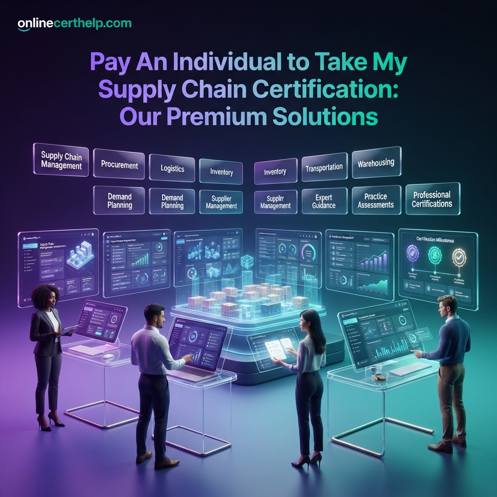 Pay An Individual to Take My Supply Chain Certification: Our Premium Solutions