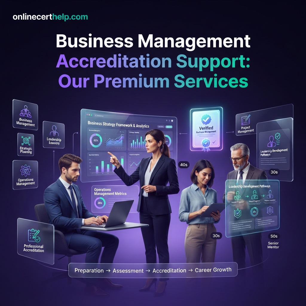Pay Somebody to Take My Business Management Accreditation: Our Premium Services