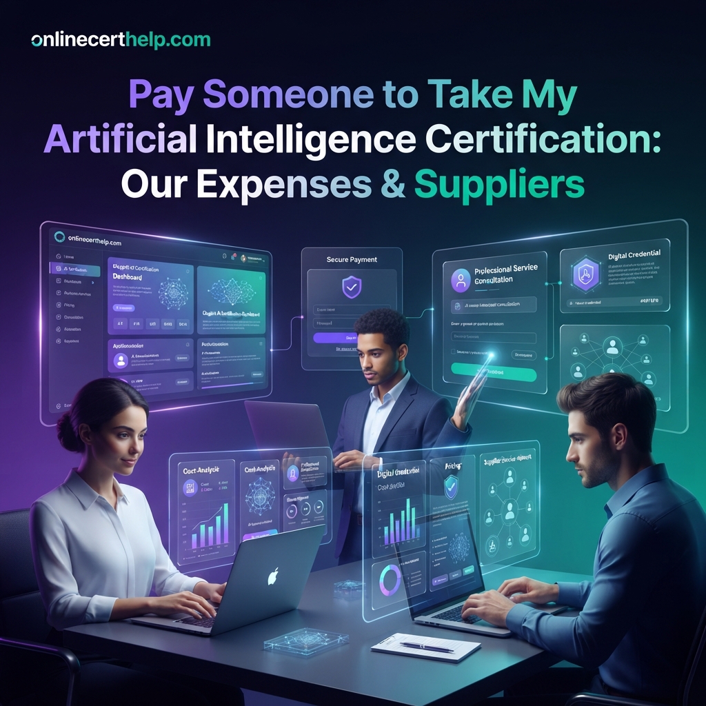 Pay Someone to Take My Artificial Intelligence Certification: Our Expenses & Suppliers