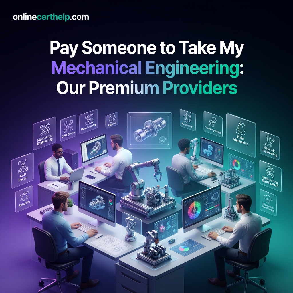 Pay Someone to Take My Mechanical Engineering Qualification: Our Premium Providers