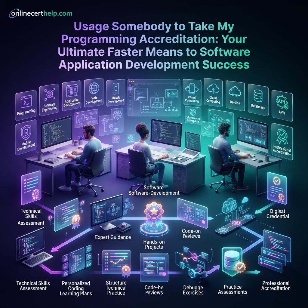 Usage Somebody to Take My Programming Accreditation: Your Ultimate Faster Means to Software Application Development Success
