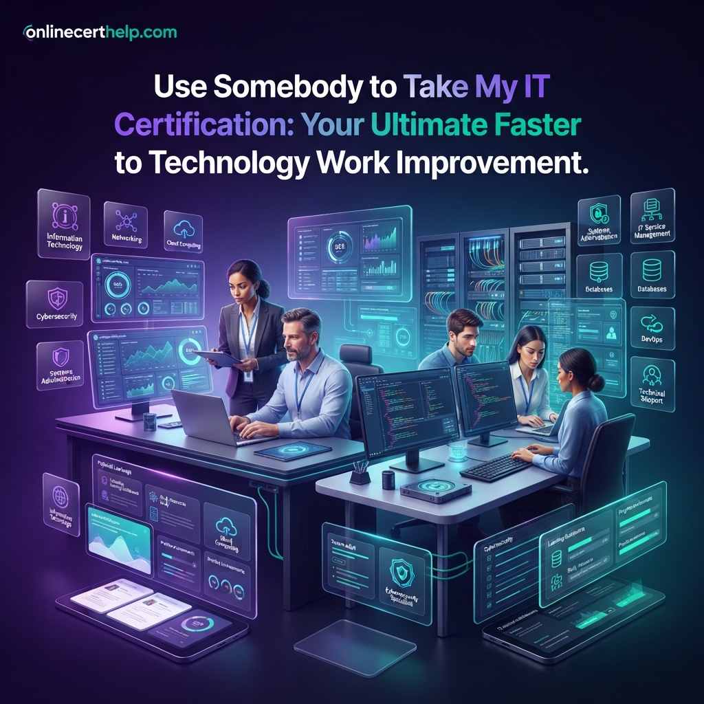 Use Somebody to Take My IT Certification: Your Ultimate Faster Method to Technology Work Improvement