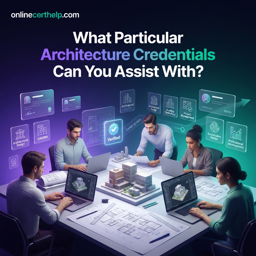 What Particular Architecture Credentials Can You Assist With?