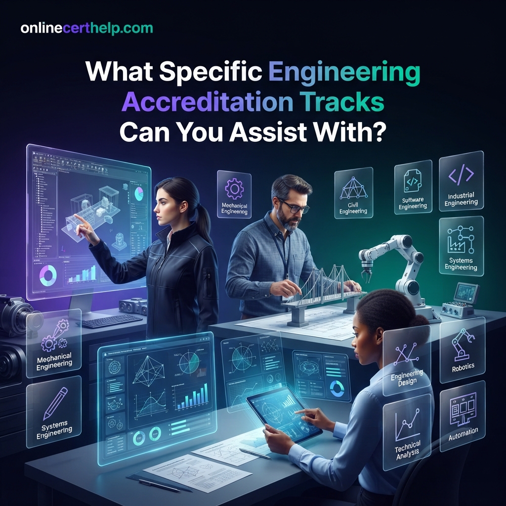 What Specific Engineering Accreditation Tracks Can You Assist With?
