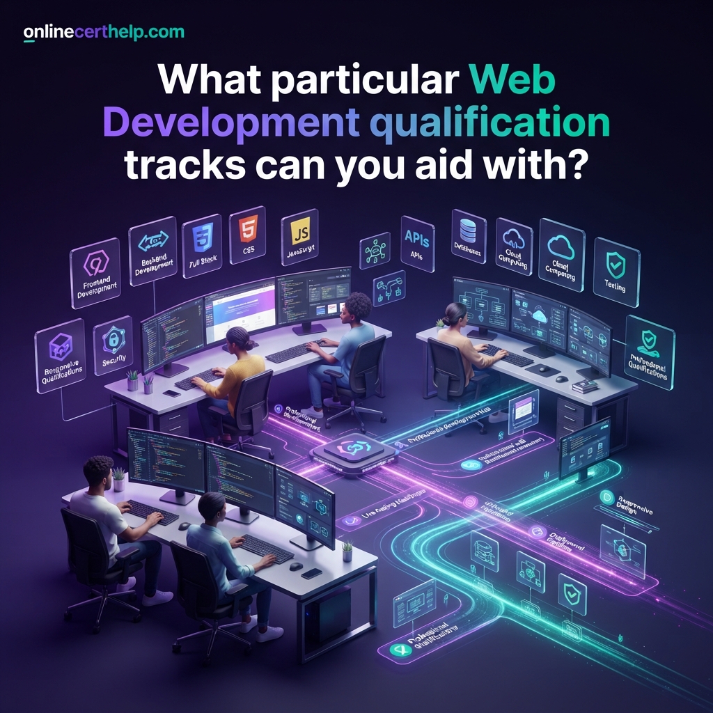 What particular Web Development qualification tracks can you aid with?