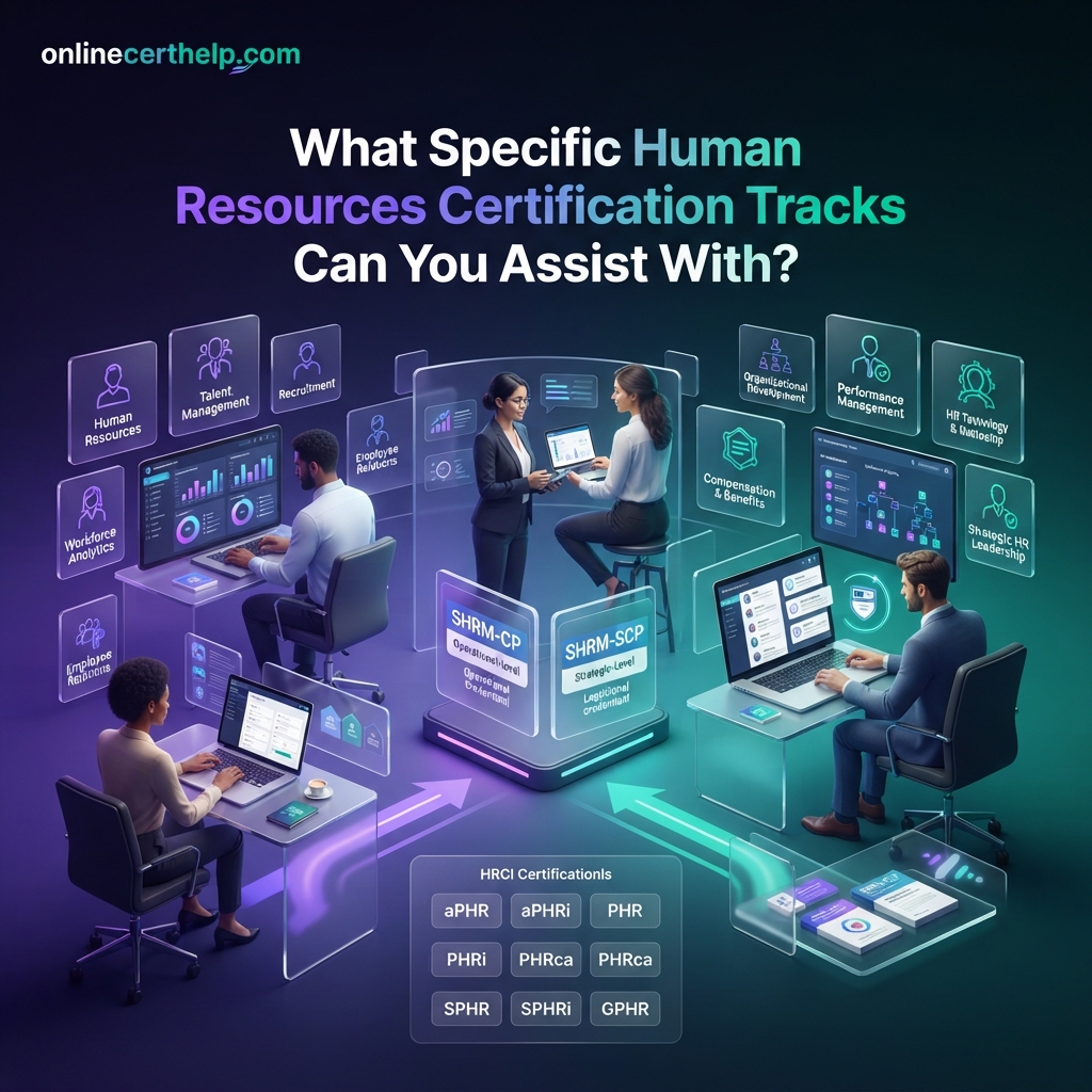 What specific Human Resources accreditation tracks can you help with?