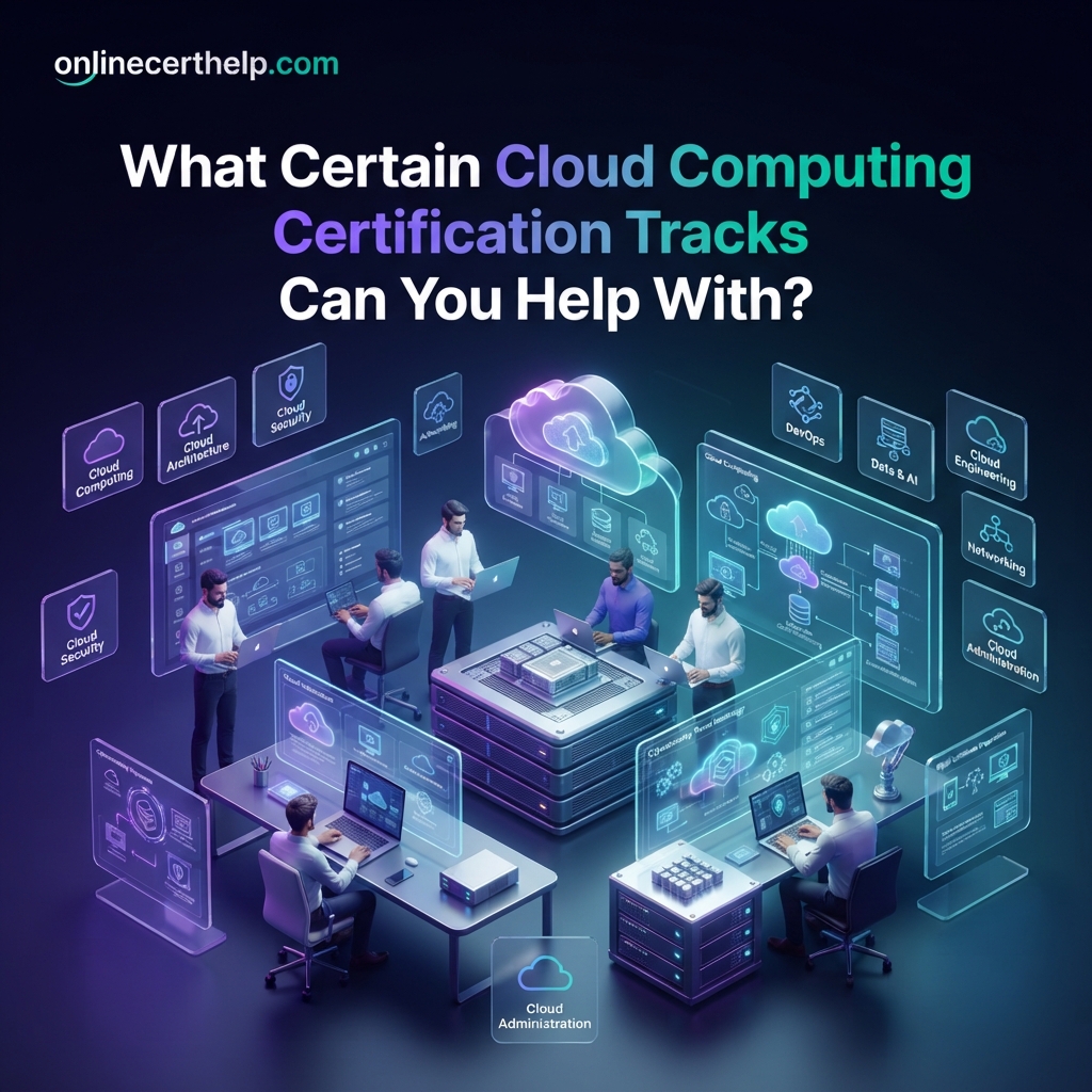 What certain Cloud Computing certification tracks can you help with?