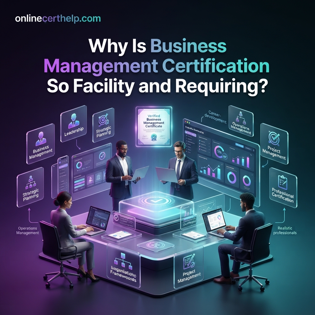 Why Is Business Management Certification So Facility and Requiring?