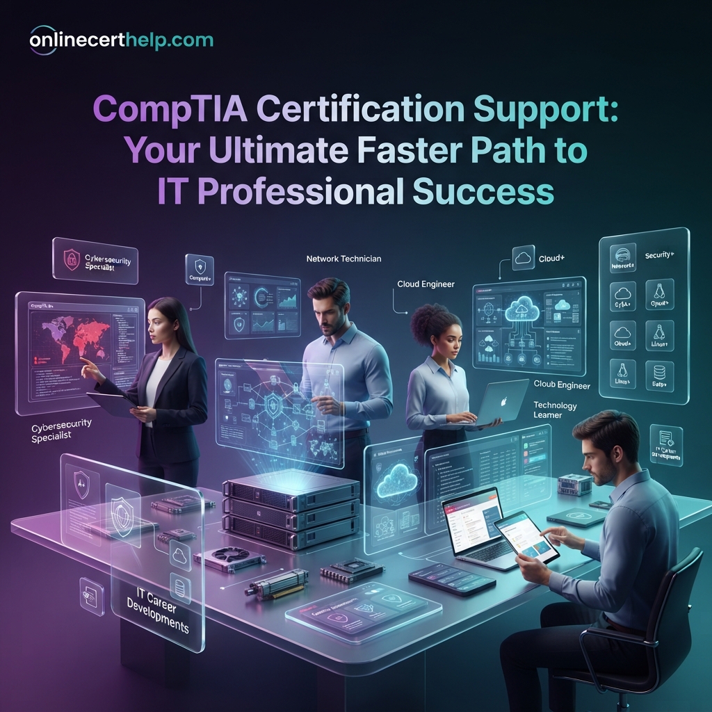 Work together with A Person to Take My CompTIA Accreditation: Your Ultimate Faster Means to IT Profession Success